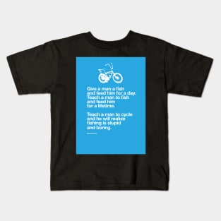 Bicycle Philosophy Design 005 - Desmond Tutu Kids T-Shirt